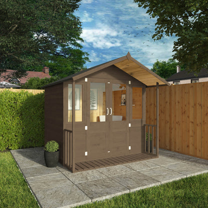 7 x 7 Ready Painted Bournemouth Wooden Summerhouse