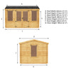 4m X 3m Log Cabin – Waltons