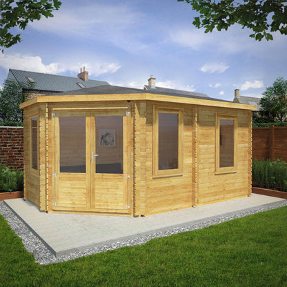 The Goldcrest 5m x 3m Log Cabin