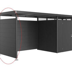Side Wall for Side Canopy for Biohort Shed