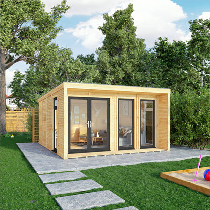 The Creswell 4m x 4m Premium Insulated Garden Room