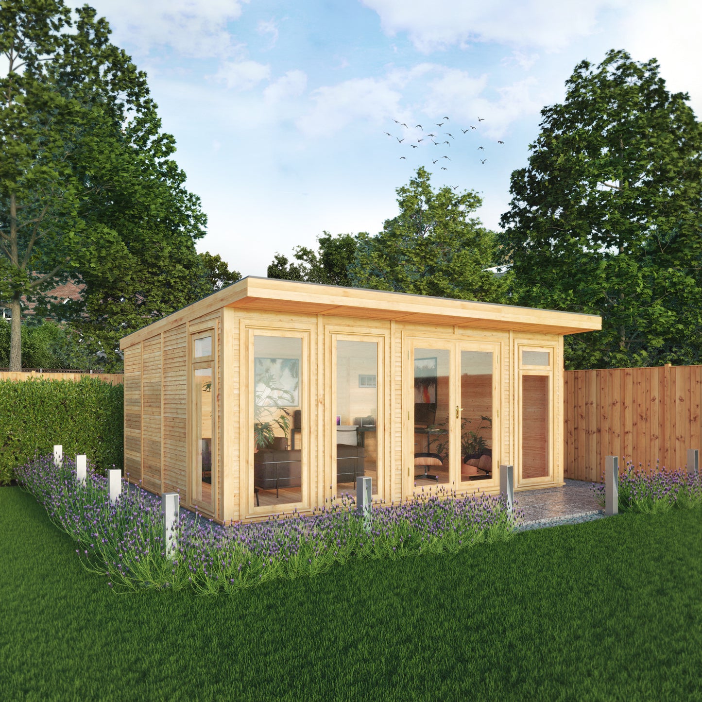 The Edwinstowe 5m x 4m Premium Insulated Garden Room