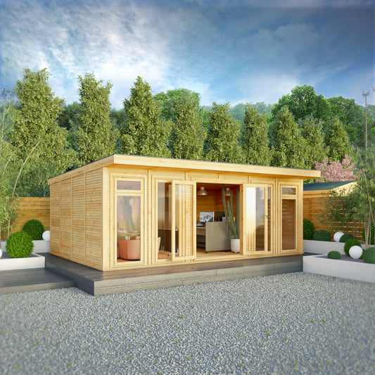 The Edwinstowe 6m x 4m Premium Insulated Garden Room