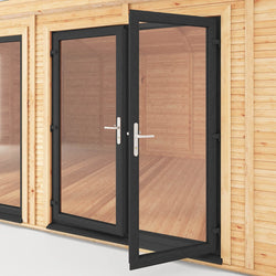 Additional UPVC Double Door - Anthracite