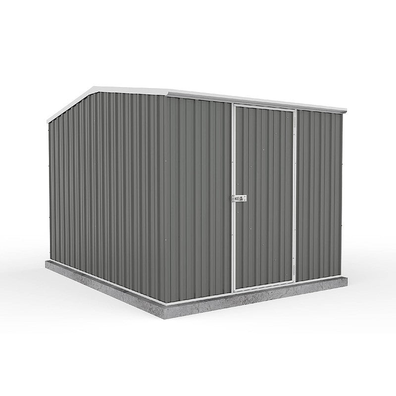 Absco Premier 7' 5 x 10 Woodland Grey Reverse Apex Metal Shed