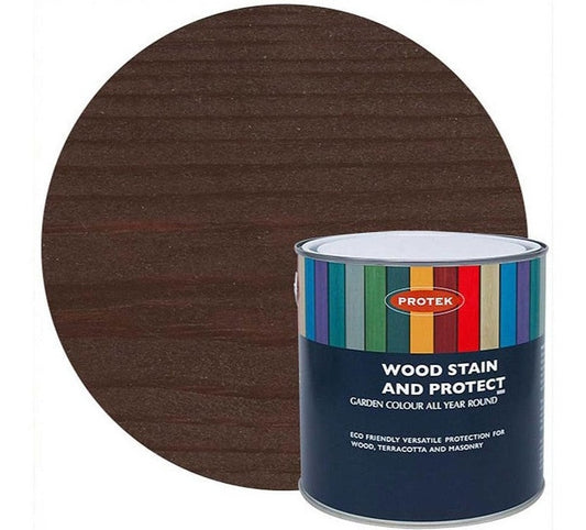 Protek Wood Stain & Protector 5L Tin - Chestnut