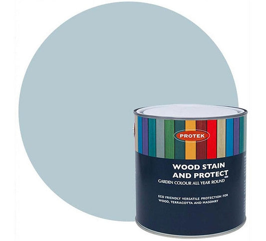 Protek Wood Stain & Protector 5L Tin - Sky Grey Blue