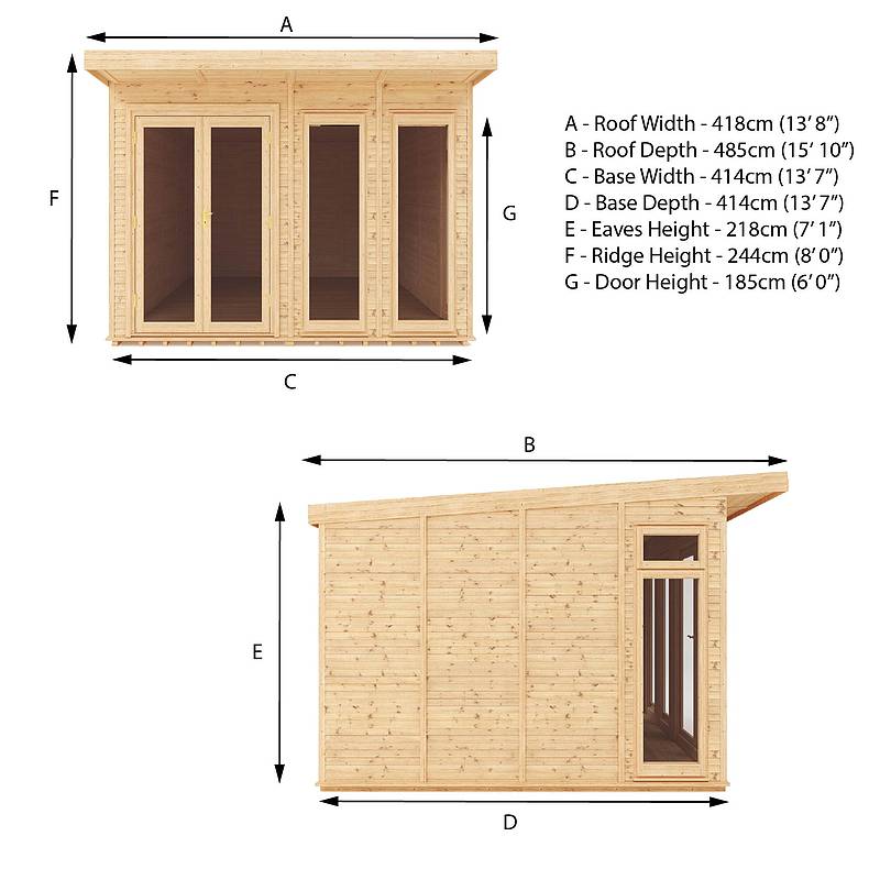 4 x 4m Insulated Garden Room – Waltons