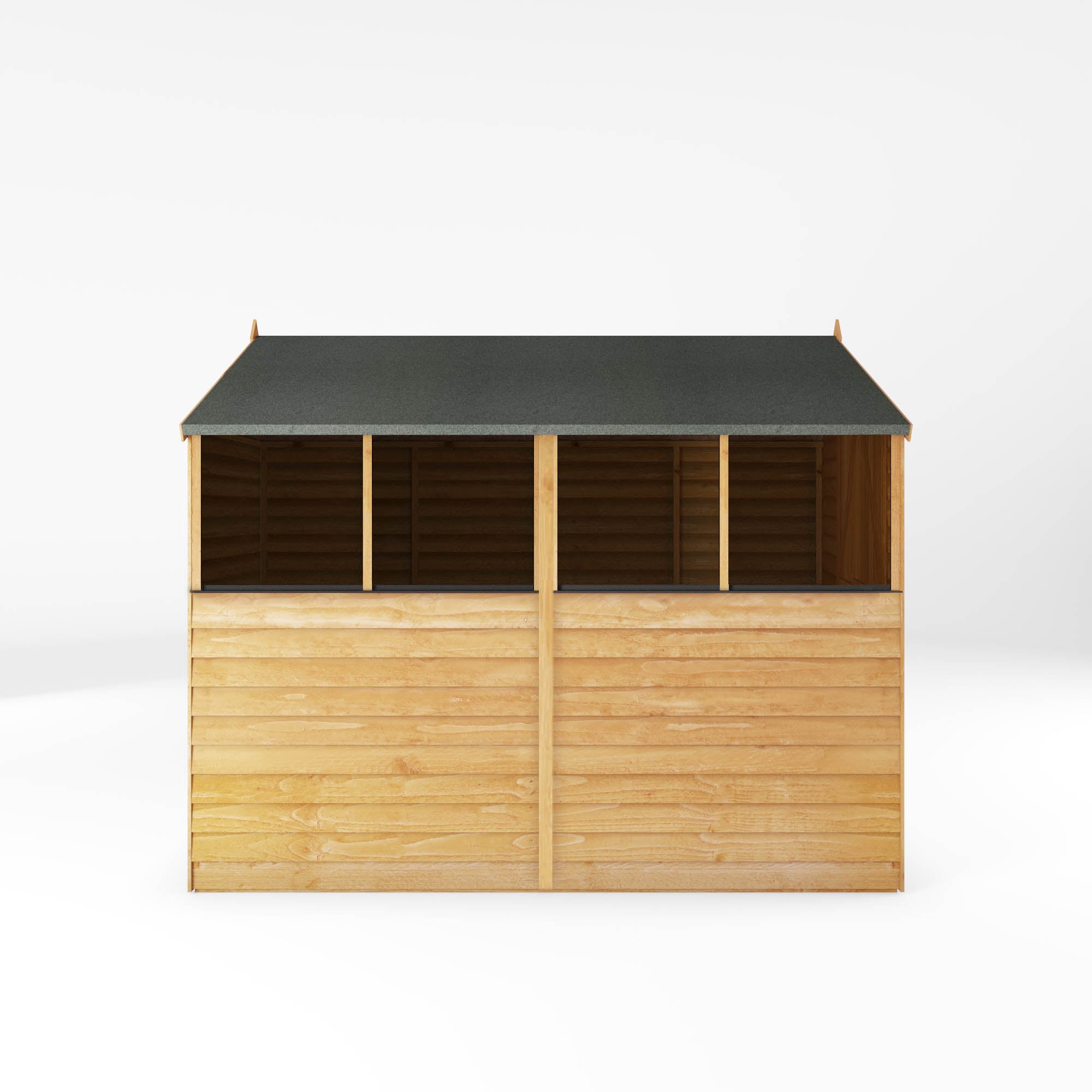 8 X 6 Overlap Double Door Apex Wooden Shed Waltons 9587