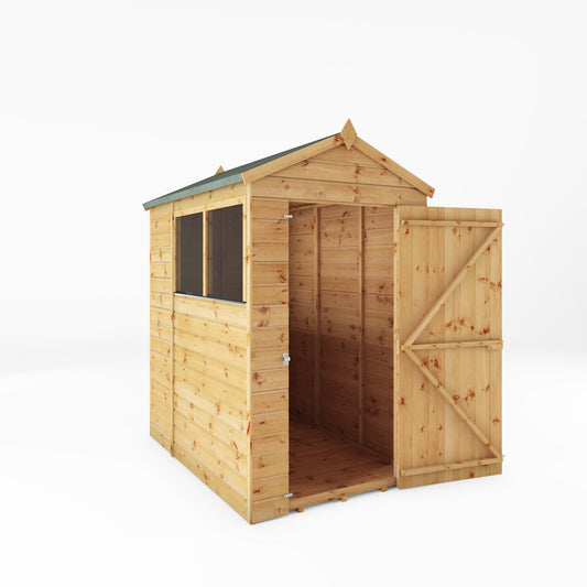 Refurbished 6 x 4 Shiplap Apex Wooden Shed