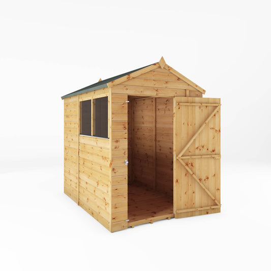 Refurbished 7 x 5 Shiplap Apex Wooden Shed